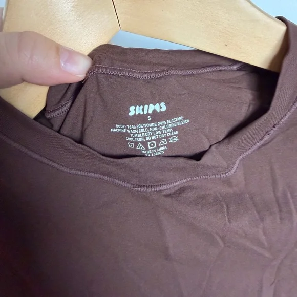 Brown Short Sleeve Bodysuit Skims - Picture 2 of 3